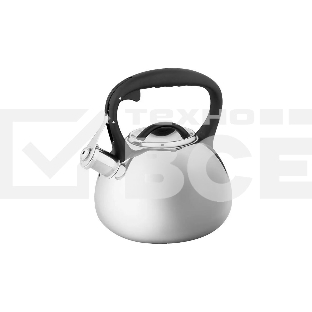 Чайник для плиты ALPENKOK AK-516 нерж.сталь со свистком 3,0л (12)