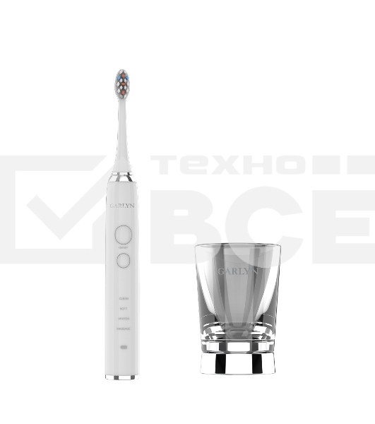 Зубная щетка электрическая Garlyn Smile Crystalcare белый