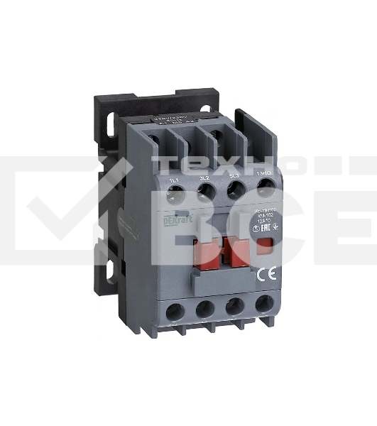 Контактор DEKraft 12А 110В_АС АС3_ АС4 1НО+1НЗ КМ-102