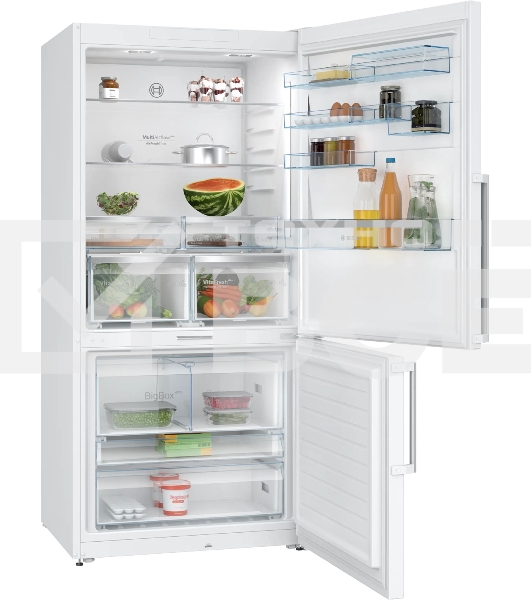 Холодильник Bosch KGP86FWC0N белый двухкамерный 422/202л морозилка снизу, No Frost