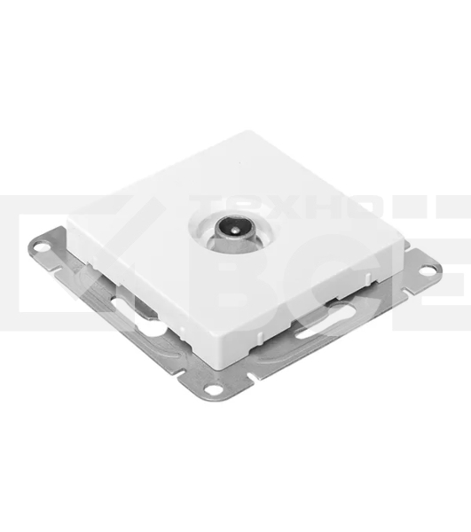 Механизм розетки TV EKF UP1-SOW-TV-3 оконечная, белый Эпика