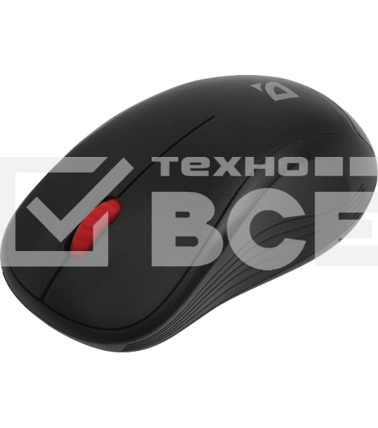 Мышь беспроводная Defender Bit MB-205 черный, 1200 dpi, радиоканал, USB, кнопки - 3