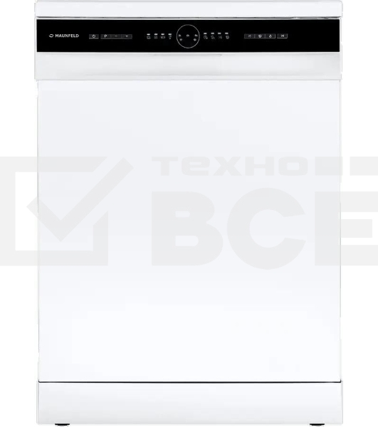 Посудомоечная машина Maunfeld MWF60121W, белый, 59.8 см, 12 компл., 47 дБ, класс A++