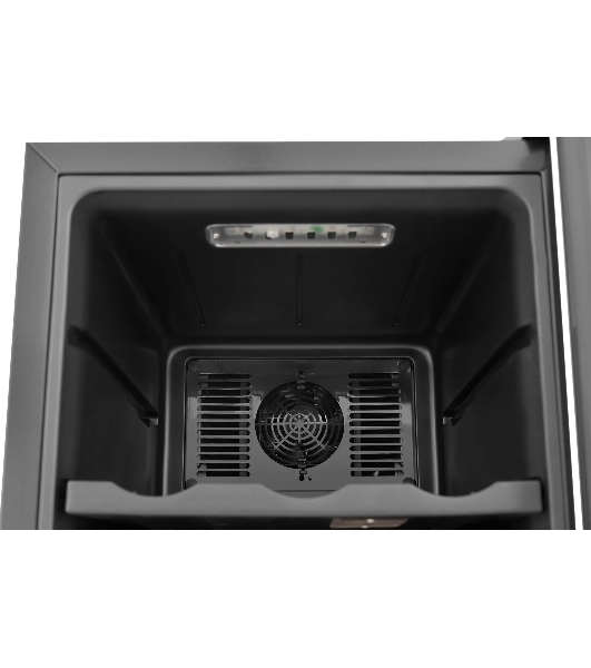 Винный шкаф ZÜGEL ZTWF182DX н/ж сталь, 46 л, 2 отсека, 18 бут.