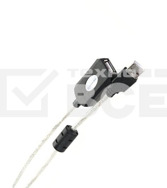 Кабель VCOM VUS7049-10M USB2.0-repeater, удлинительный активный <Am-->Af> 10м