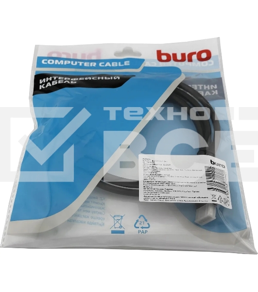 Кабель аудио-видео Buro DisplayPort (m)/DisplayPort (m) 1.5м. черный (BU-DP2.0-1.5M)