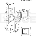 Микроволновая печь AEG MSB2057D-B 20л. 800Вт черный (встраиваемая), фото4