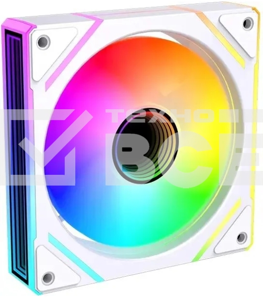 Вентилятор для корпуса Bloody BD-CF120ARGB2 LCD ARGB белый, 120 мм, 1600 об/мин, 26 дБ, 4 pin