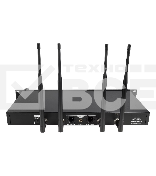 Микрофонная радиосистема Axelvox DWS7000HT (TD Bundle) [AX-7000T] UHF 710-726 MHz, True Diversity, 2 x 32 канала, LCD дисплей, 2х ИК порт, 2 ручных микрофона, 2 силиконовых кольца.