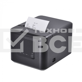 Термопринтер Mertech Q80 (1022) 203 dpi, 230 мм/сек, USB, RS232, Ethernet, RJ12, черный
