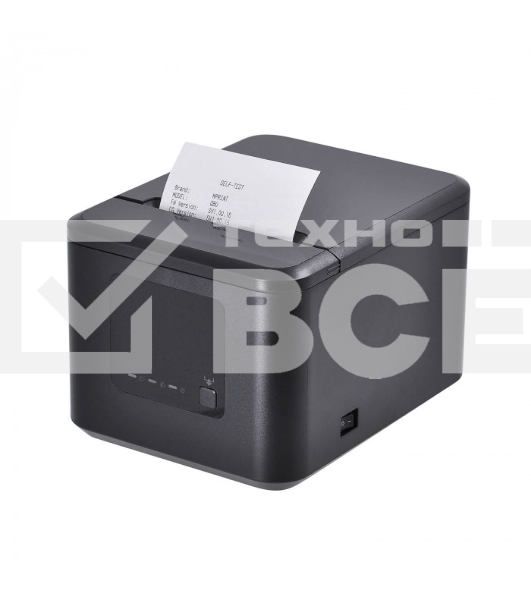Термопринтер Mertech Q80 (1022) 203 dpi, 230 мм/сек, USB, RS232, Ethernet, RJ12, черный