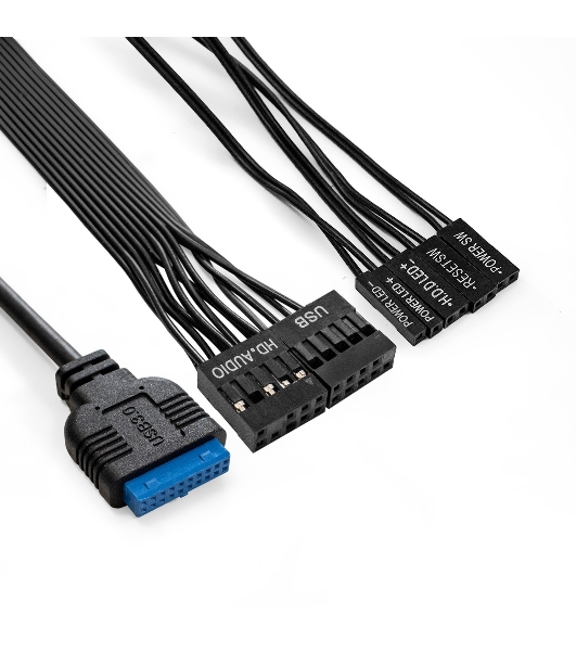 Компьютерный корпус Minitower ExeGate BAA-113-AAA350 (mATX, БП AAA350 с вент. 8см, 2*USB, аудио, черный)