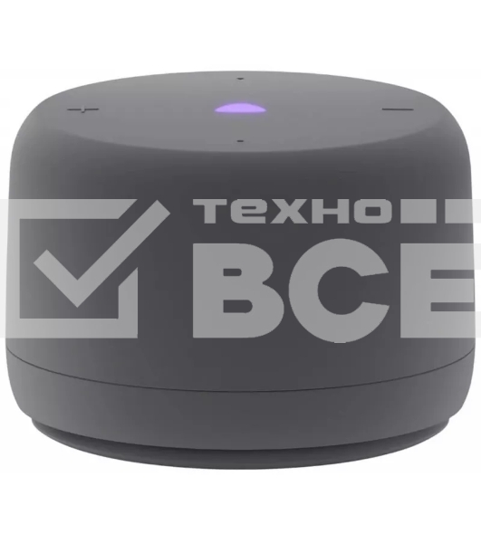 Умная колонка Яндекс Станция Лайт 2 с Алисой, без часов, 6 Вт, модель YNDX-00028 (серый)