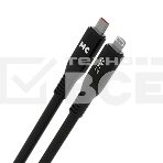 Дата-кабель MORE CHOICE (4620202554581) K83ia 2м USB 3.0A PD 27W для Lightning ng 8-pin -2 м, черный, фото 1