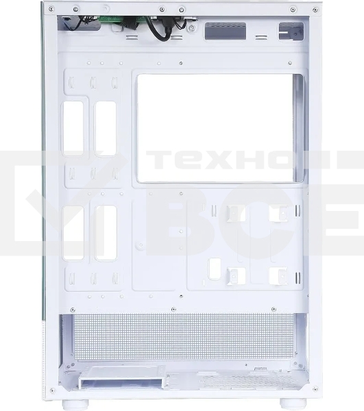 Компьютерный корпус AeroCool/Formula Crystal Z1 белый без БП ATX 2xUSB 2.0 1xUSB 3.0 audio bott PSU