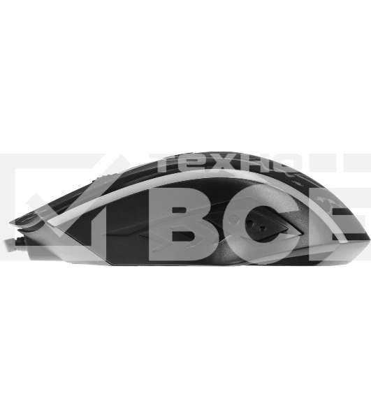 Мышь проводная Defender Overmatch GM-069 черный, 2400 dpi, USB, кнопки - 4