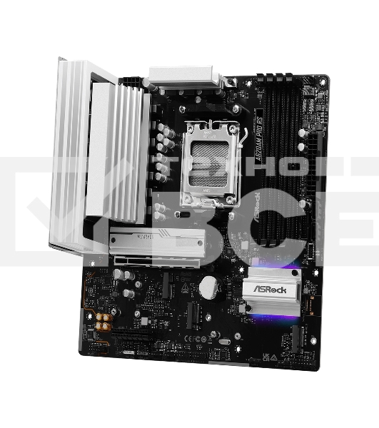 Материнская плата ASRock A620AM Pro RS, AM5, AMD A620, 4xDDR5, 2xSATA, 3xM.2, 1xPCIe 4.0 x16, 1xPCIe 3.0 x2, 1xDP, 1xHDMI, 1x2.5Gb LAN, 1xUSB-C 5Gbps, 3xUSB-A 5Gbps, 4xUSB-A 2.0, 3x3.5 мм, 7.1, mATX