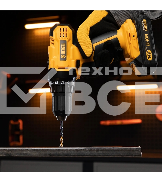 Сверло по металлу Denzel 4 мм, HSS-Tin, Golden Tip, 10 шт.