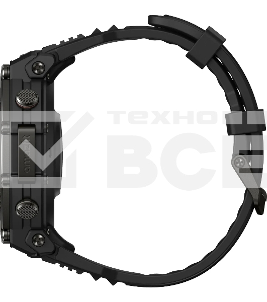 Смарт-часы Amazfit T-rex 3 Pro A2444 48мм 1.5' AMOLED корп.черный рем.черный разм.брасл.:22мм (1747201)