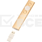 Презентер беспроводной Logitech Spotlight золотистый, радиоканал, USB, кнопки - 3, фото10