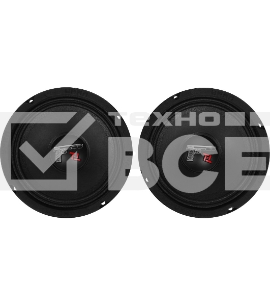 Колонки автомобильные Ural ТТ 165.2 (без решетки) 220Вт 95дБ 4Ом 16.5 см (6 1/2 дюйм) (ком.: 2кол.) среднечастотные однополосные