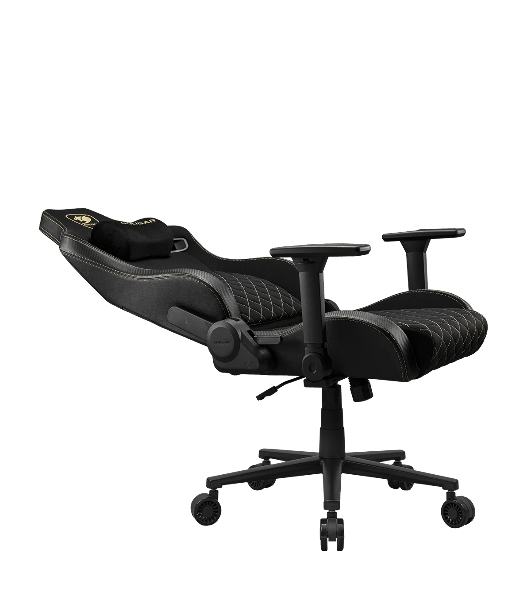 Кресло Cougar Defensor Gold F черный/золотой, ткань