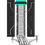 Кулер для процессора Ocypus Delta A40 SE BK Dual Fan ARGB, 2x120mm ARGB FAN, Top ARGB Panel, 4 HEAT PIPES, 4-PIN PWM, 800-1800 RPM, 31DBA, HYDRO BEARING, LGA115X/1200/1700/18XX, AM4/AM5, фото7