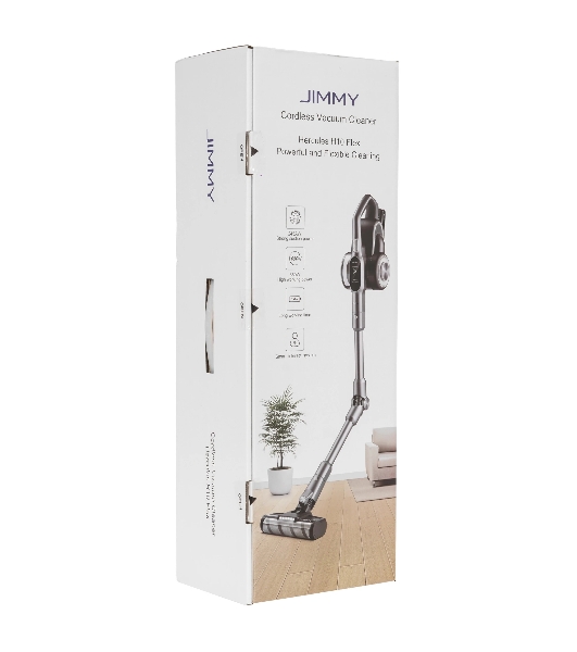 Пылесос вертикальный Jimmy H10 Flex серый, питание от аккумулятора, 245 Вт, уборка сухая, пылесборник 0.6 л