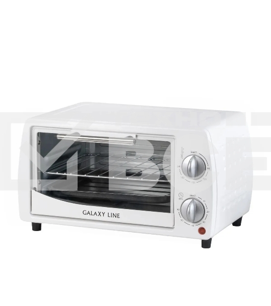 Мини-печь Galaxy Line GL 2626, белый, 10 л, 1000 Вт, таймер на 60 минут, индикатор работы, автоотключение