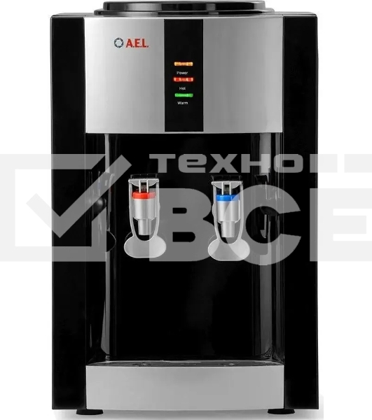 Кулер AEL TC-AEL-47 настольный компрессорный черный/серебристый