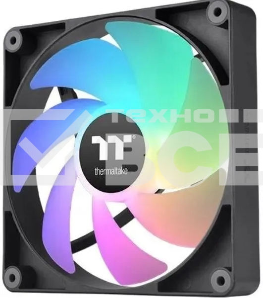 Вентилятор для корпуса Thermaltake CT120 Sync ARGB 120х120x25 черный 4-pin 25.8дБ (упак.:2шт) (CL-F149-PL12SW-A) Ret