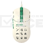 Мышь проводная A4Tech Bloody W72 Ultra Pixels Green рисунок/бежевый/зеленый, 20000 dpi, USB, кнопки - 7, фото 1