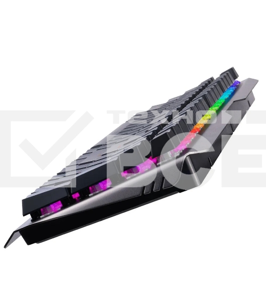 Клавиатура проводная игровая Mad Catz S.T.R.I.K.E. 13 US БЕЗ РУССКОЙ РАСКЛАДКИ черная (CHERRY MX RED Switch, 96 кл., RGB подсветка, USB)