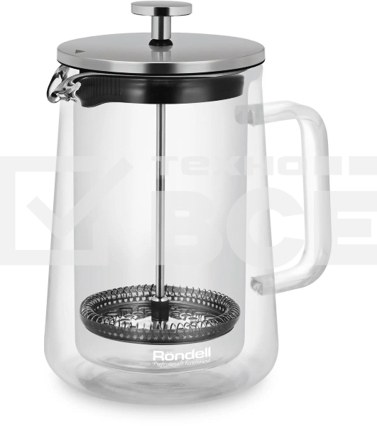 Френч-пресс с двойными стенками Rondell Calypso RDS-1822 1,0 л