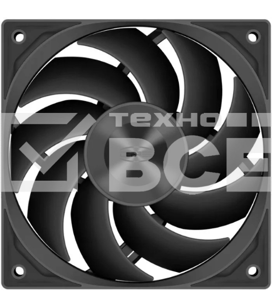 Вентилятор для корпуса PCCooler F5 R120 черный, 120 мм, 2200 об/мин, 32 дБ, 4 pin
