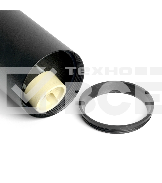 Светильник трековый на шинопровод Feron AL196 ДПО GU10 без лампы на подвесе черный