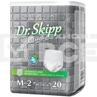 Подгузники-трусы для взрослых Dr. Skipp Active Standard р-р М-2, 20 шт., 7099
