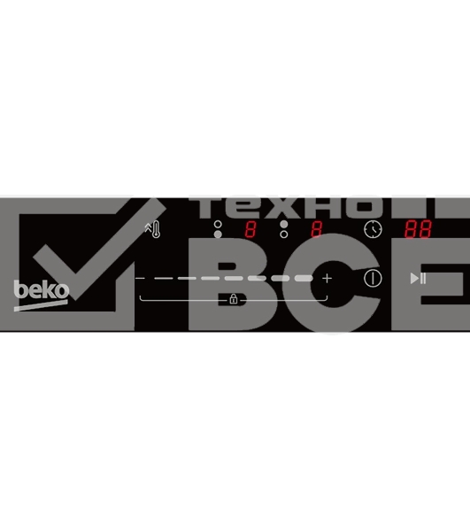 Индукционная варочная панель Beko HDI 32400 TO, Черный