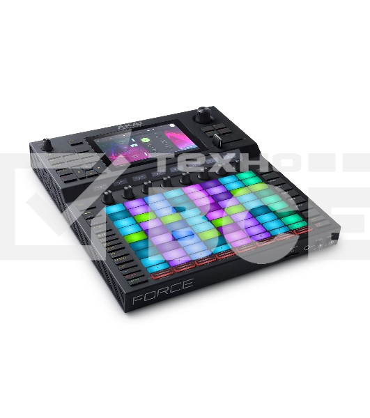 Автономный семплер [FORCEXEU] AKAI [Force] система продакшена, 8х8 RGB пэдов, микрофонные/инструментальные/линейные входы, 4 выхода, 7