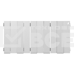 Радиатор биметаллический Royal Thermo PianoForte 300 белый - 10 секц., фото5