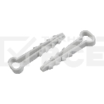 Дюбель-хомут 6-12мм для плоского кабеля NO-225-221 белый (уп.10шт) Эра Б0066262, фото3