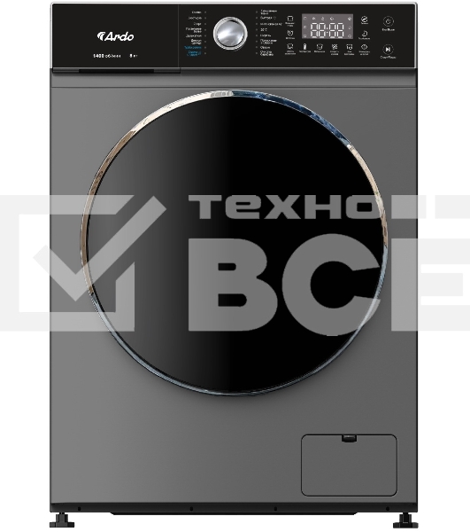 Стиральная машина Ardo WTH81451S2 серый, загрузка фронтальная 8 кг, 1400 об/мин., класс: A+++