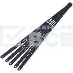 Набор полотен по металлу 5 шт Deli DL4673 (биметаллическое полотно 300мм, 24 TPI), фото 1