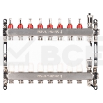 Коллектор Royal Thermo нерж. в сборе с расходомерами 1