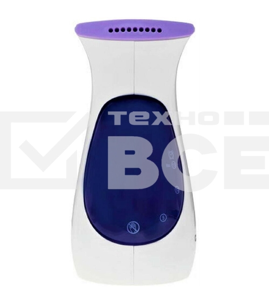 Отпариватель ручной Centek CT-2380 (бел/фиолет) 800 Вт, 330мл, 15г/мин, регулятор мощ, насадка-щетка