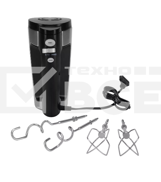 Миксер Polaris PHM-5009А (500вт,6 скор.режима)НЕРЖ.