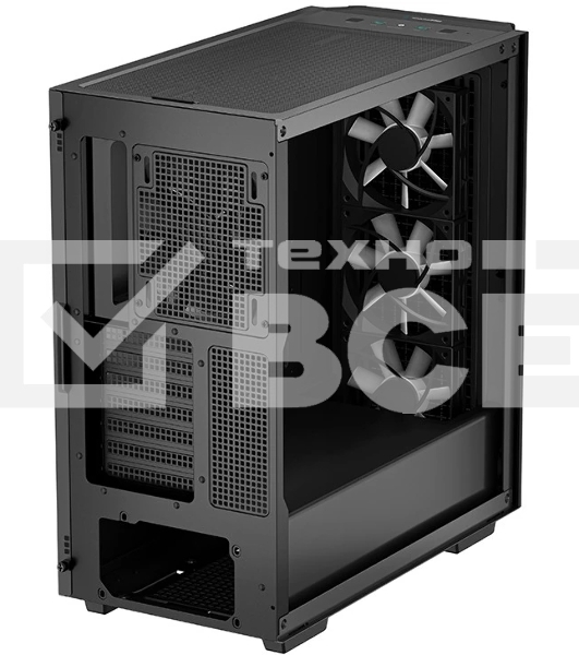 Компьютерный корпус Deepcool CG540 R-CG540-BKAGE4-G-1, Midi-Tower, ATX, mATX, Mini-ITX, black, Dual Tempered Glass Panels