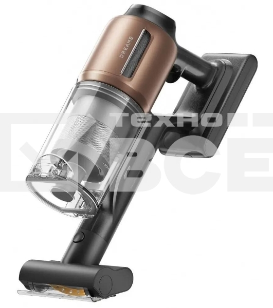 Пылесос вертикальный Dreame Z20 AquaCycle черный/бронзовый, питание от аккумулятора, 250 Вт, уборка влажная/сухая, пылесборник 0.6 л