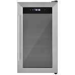 Винный шкаф ZÜGEL ZTWF182DX н/ж сталь, 46 л, 2 отсека, 18 бут., фото12