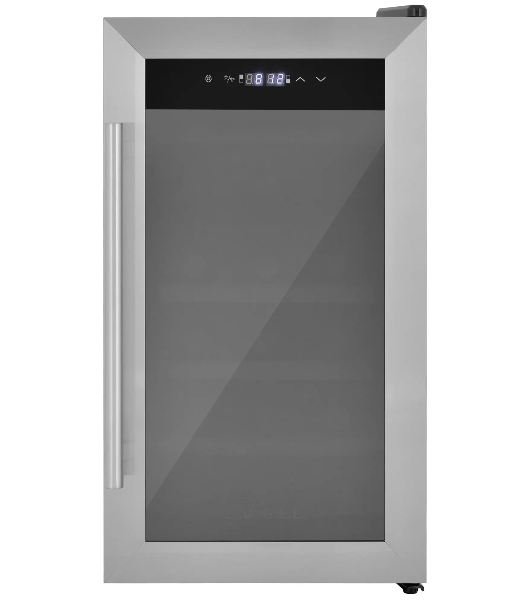 Винный шкаф ZÜGEL ZTWF182DX н/ж сталь, 46 л, 2 отсека, 18 бут.